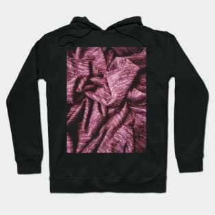 Berry coloured heathered fabric Hoodie